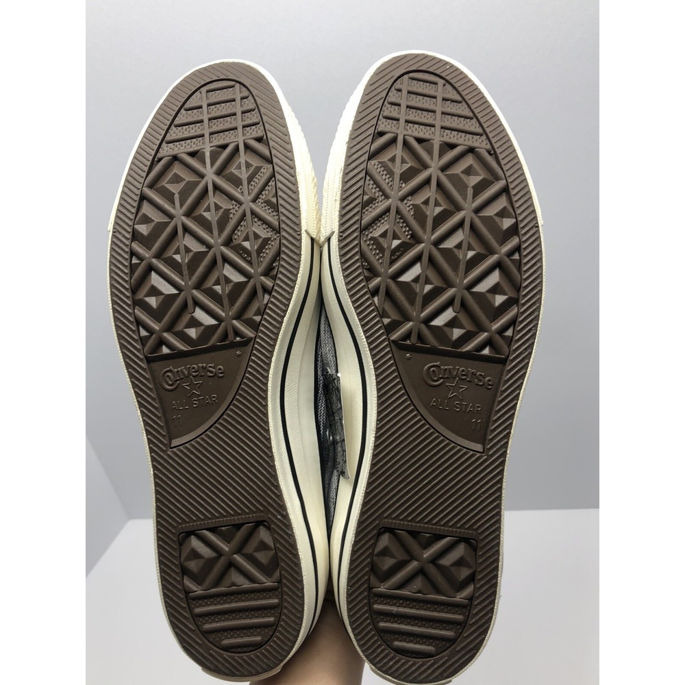 CONVERSE CHUCK TAYLOR All Star Low Top Unisex Canvas Sneaker Shoes Black White - Picture 9 of 10